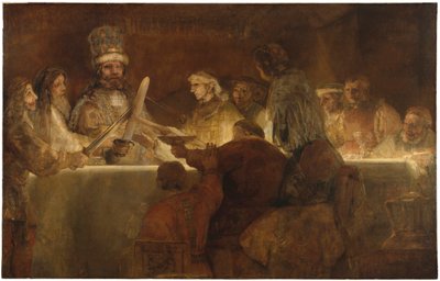 The Conspiracy of the Batavians under Claudius Civilis by Rembrandt van Rijn